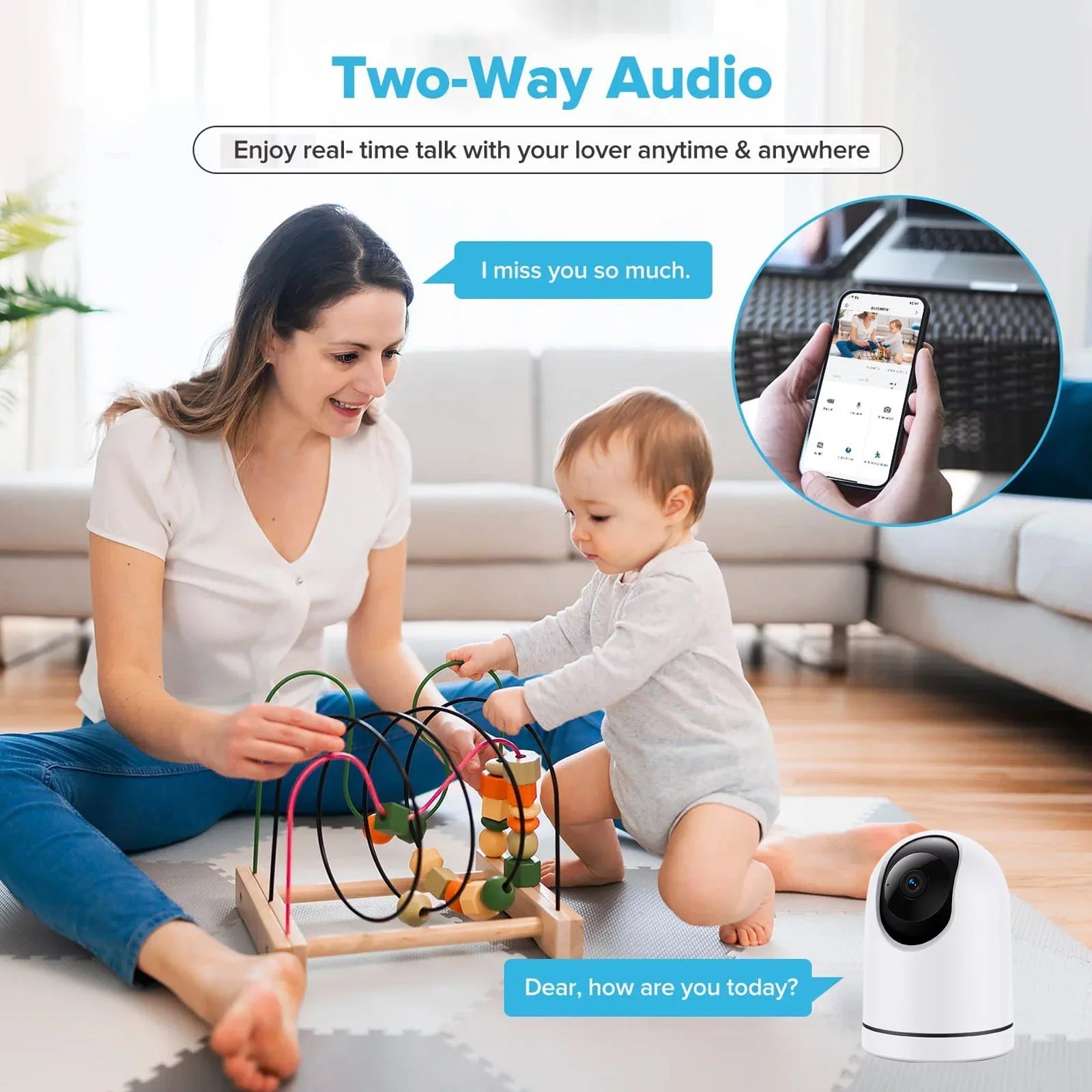 Night - 2 Audio Vision Nozaya Home - 1080P Wireless Way Camera HD,
