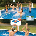 Volleyball - White Combination Basketball Pool Blue Game Above Ft. Swimline and 30 and Ground