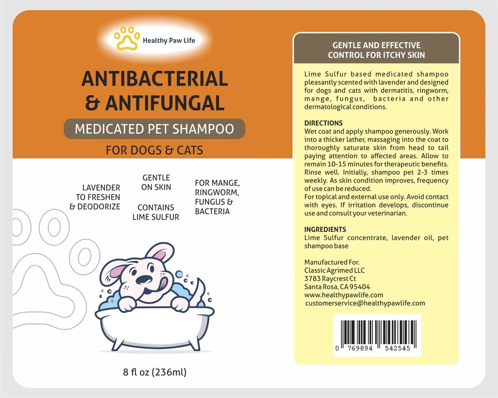 Items: 2 Cream Shampoo Classic's Life Bundle Sulfur oz) Healthy and Classic's (8 Sulfur - Paw (2 Lime oz) Lime