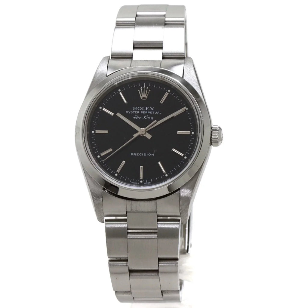 Steel ROLEX Pre-Owned Rolex (Good) Air Watch King Men's 14000M Stainless SS