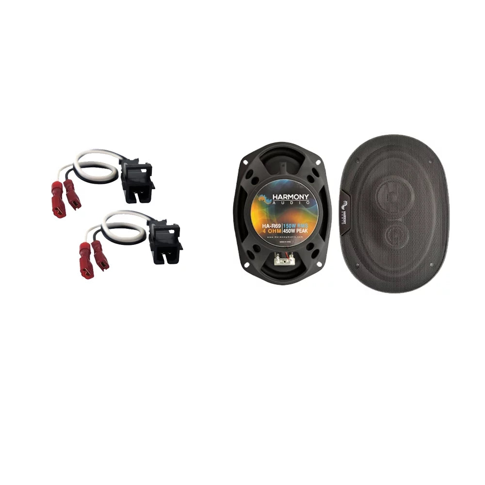 Speakers HA-R69 New LaCrosse Buick Fits Replacement Deck Rear Harmony 2005-2009