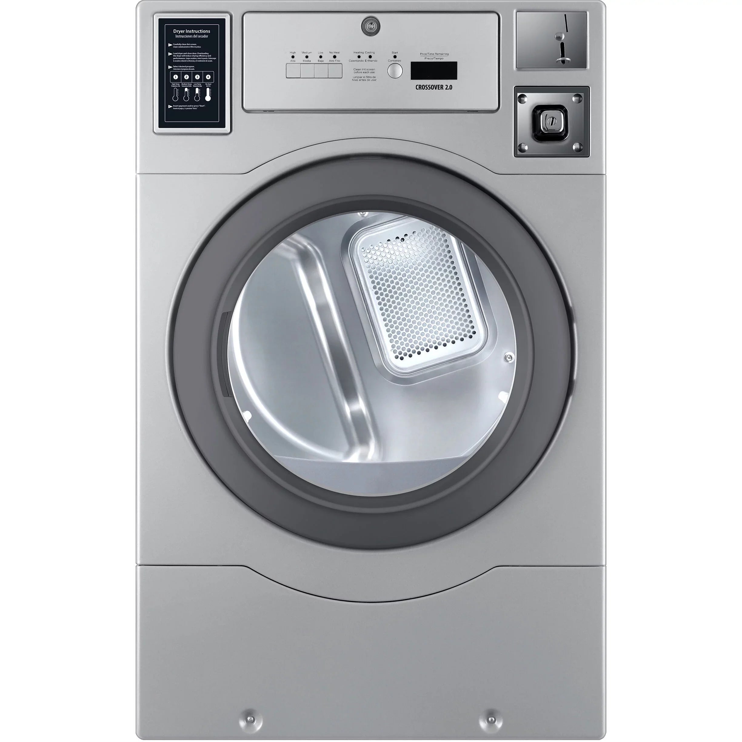 Dryer Controls Crossover Top Electric with Coin-Operated 2.0 Crossover