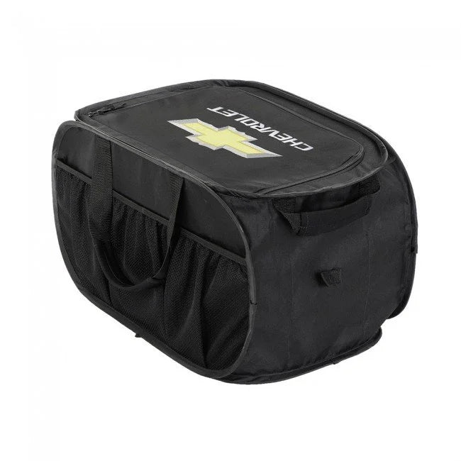 '- Trunk Organizer Chevrolet Pop Gold Up Bowtie Black