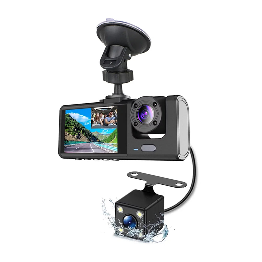 Vision Camera Rear, Cam and Mirror Apexeon Dash Front Night Design Car Rearview Recorder,