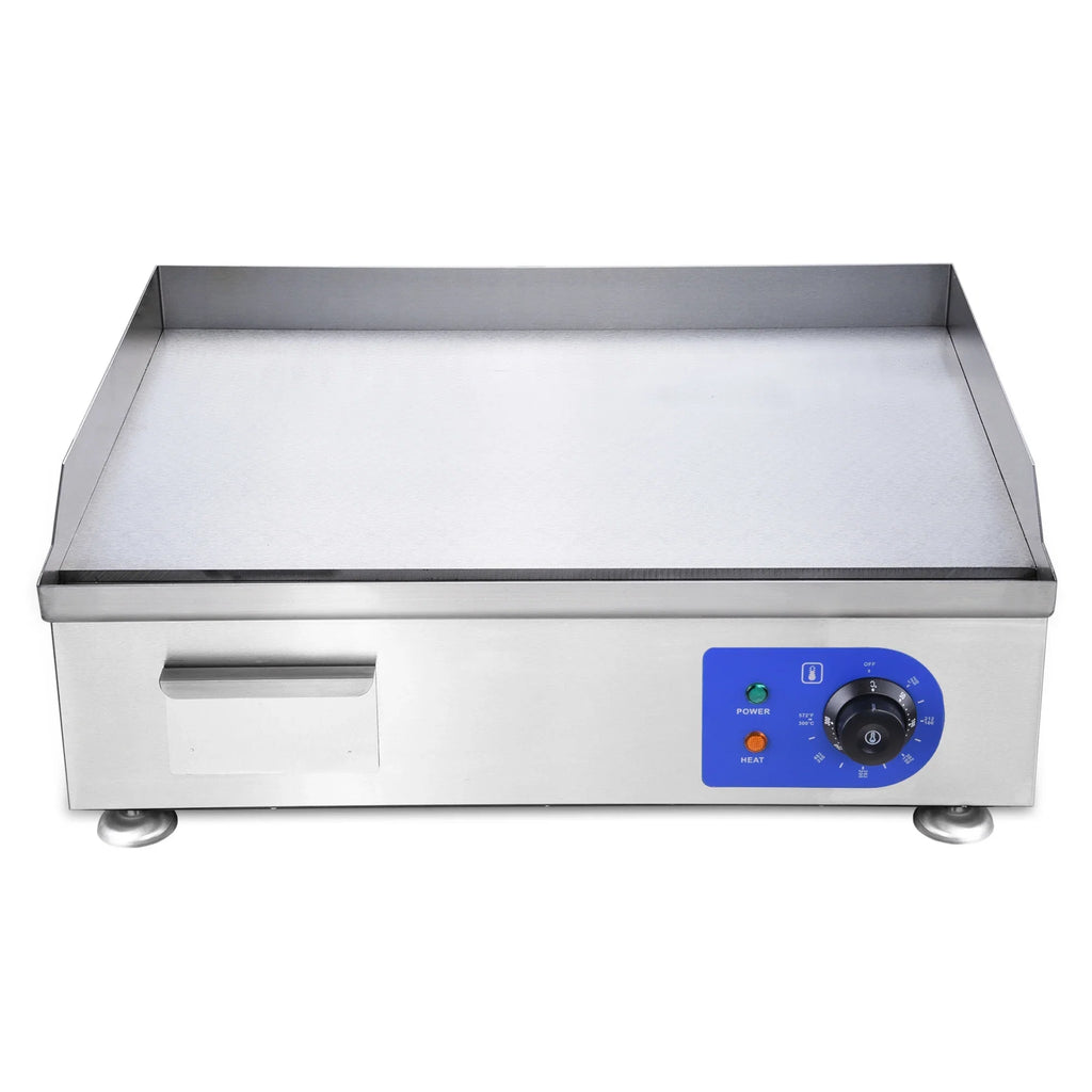 Countertop Griddle - Electric Steel High-Powered with Stainless - Precision Cook
