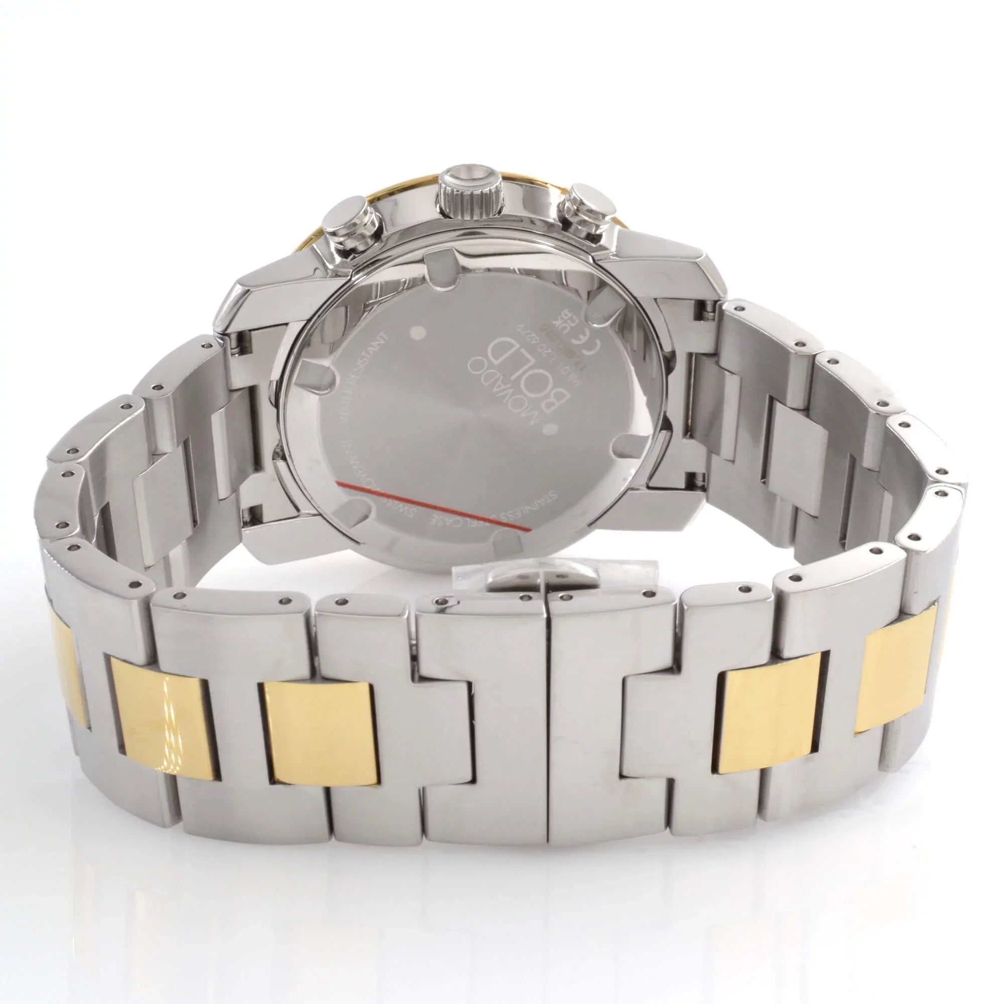 Dial Watch Chronograph Bold 3600432 Movado Men's Silver