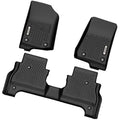 4 Floor Carpet Door Liners for 20-23 Ledkingdomus TPE Jeep Mats Floor Gladiator