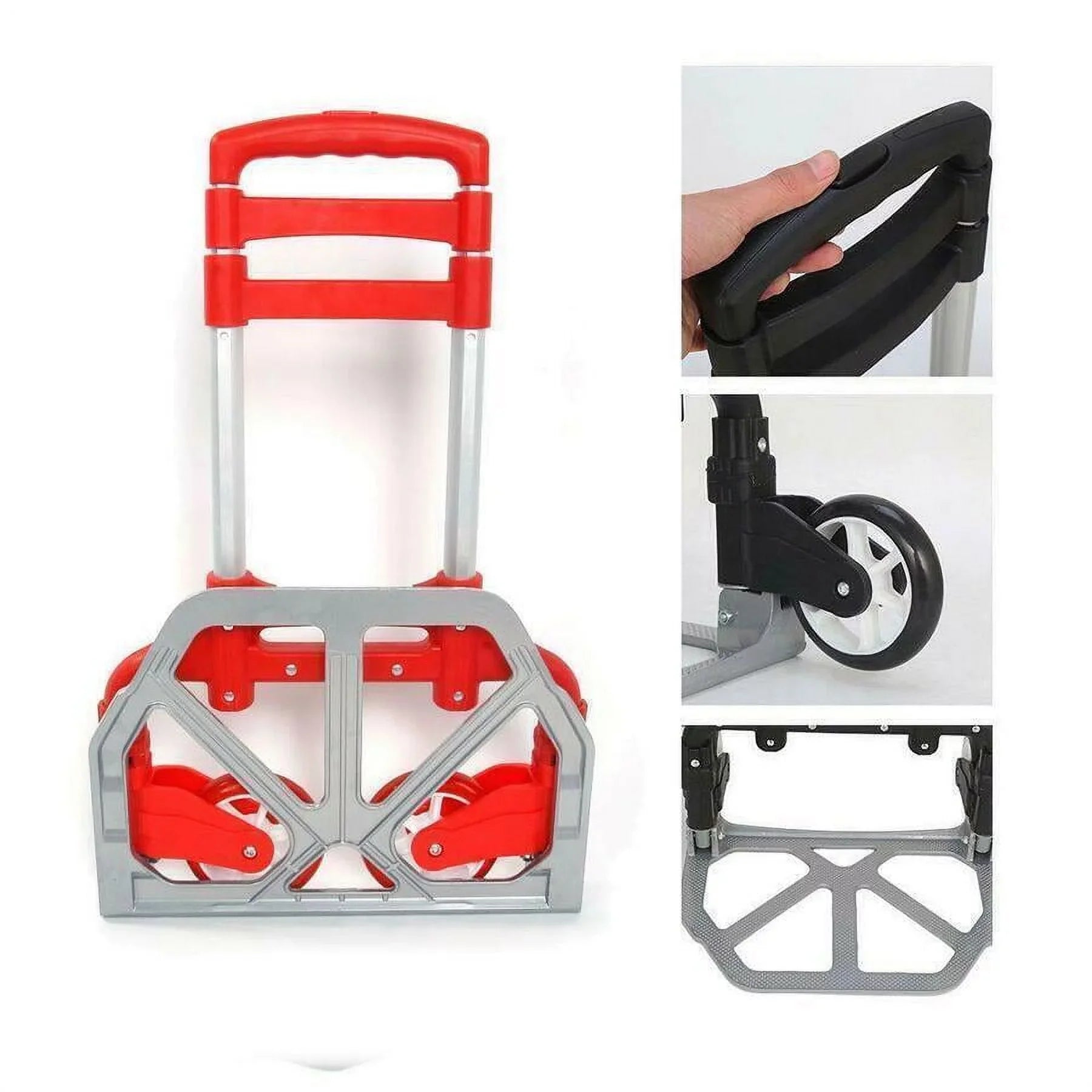 Collapsible Trolley Storage, for Truck Folding Hand Cart, 170lbs Easy Cap