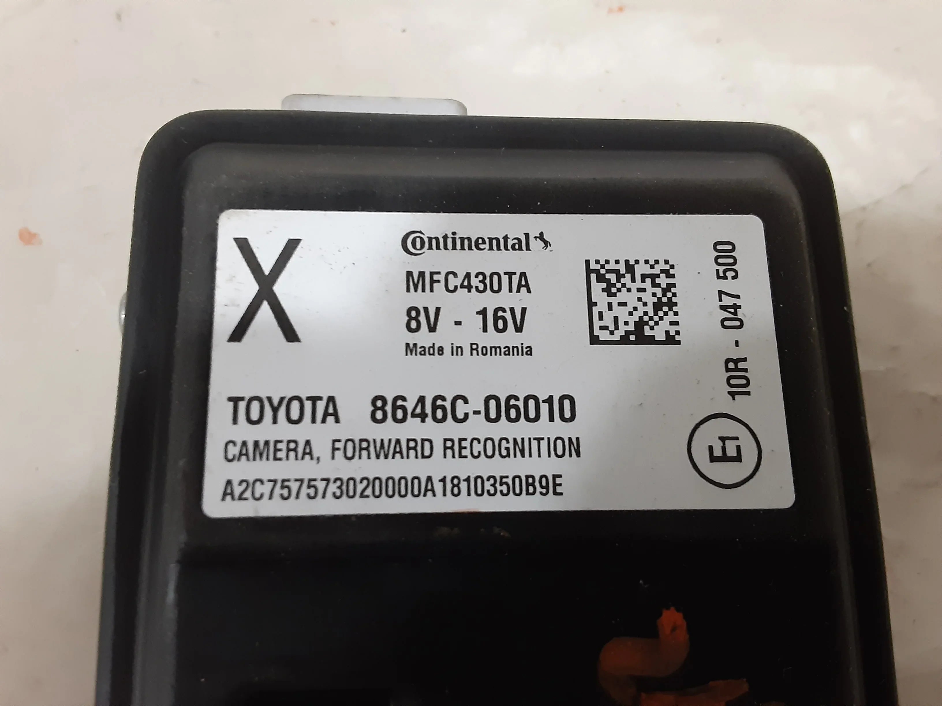 View Departure Camry Camera lane 18-19 Front 8646C-06010 Windshield Toyota OEM Pre-Owned (Good)