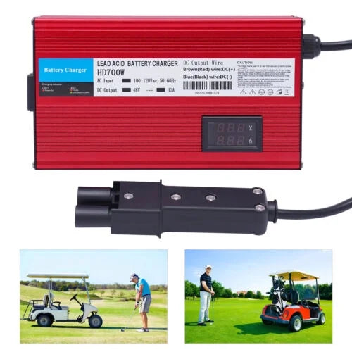 Mode 2 Volt 12 Plug Golf 48 Charging Pin Charger Barrel Amp Trickle Cart Battery