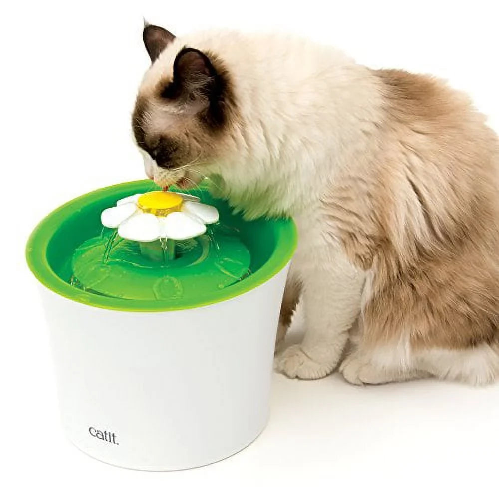 3L Fountain Triple-Action Flower Catit Filter, with