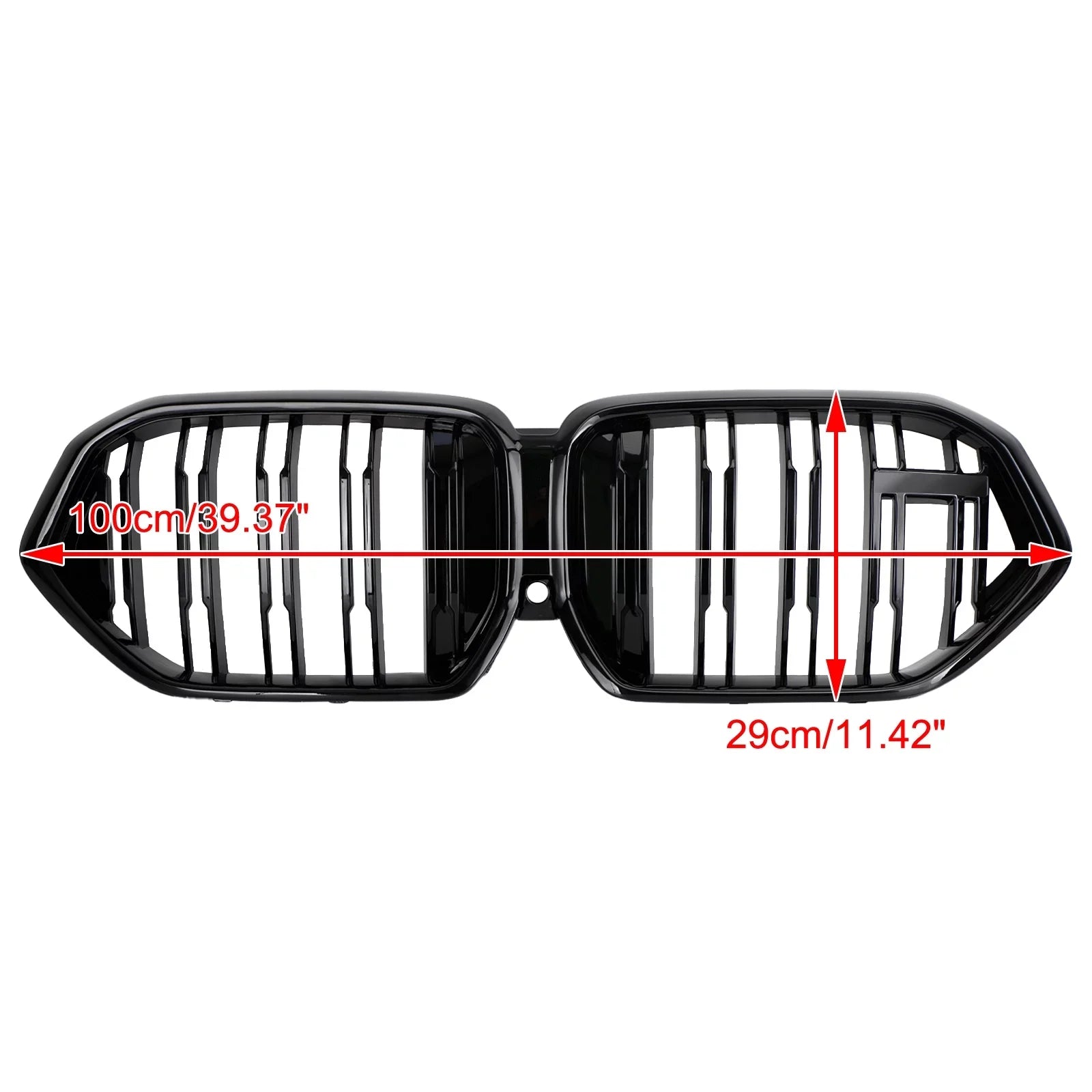 2020-2022 Black W/Camera Hole Front for BMW Grille M50i X6 Fit Grill G06 Bumper