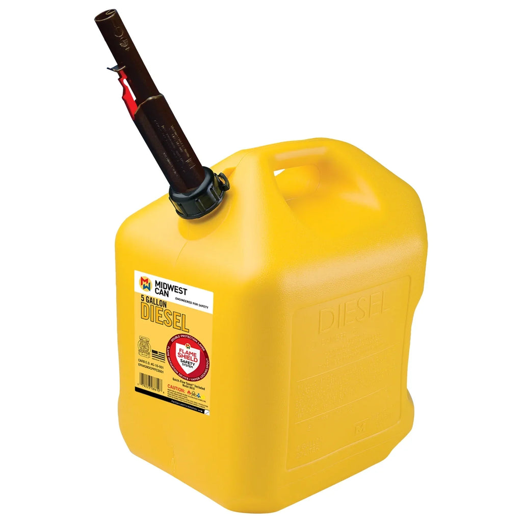 Can Container Off 5 Pack) Shut Gallon Can Fuel Company Auto Diesel Midwest (4 w/