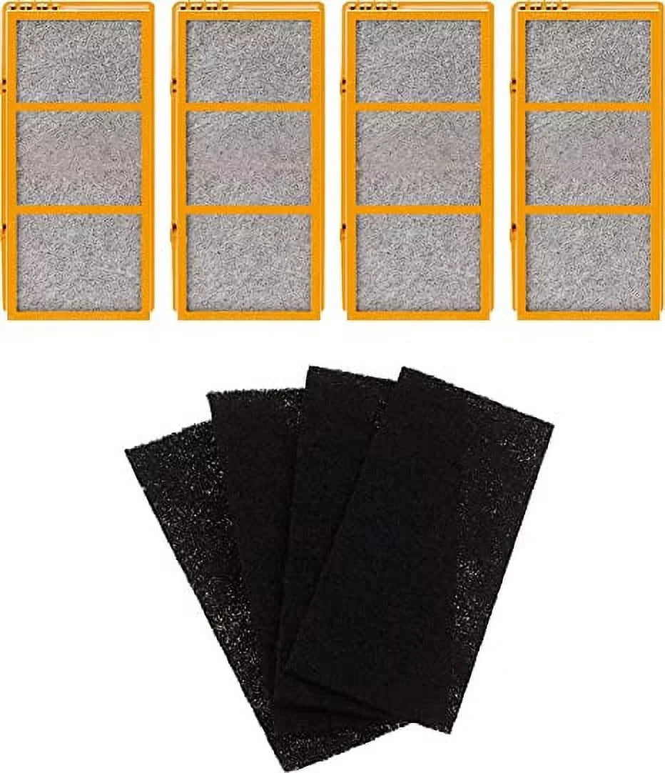(4 HAPF30AS-U4R Replacement Purifier Activated Filters) Air AER1 with HEPA 4 Smoke True Air Filters HEPA + Holmes For Filter Pre Filter Grabber 3-in-1 Carbon Carbon