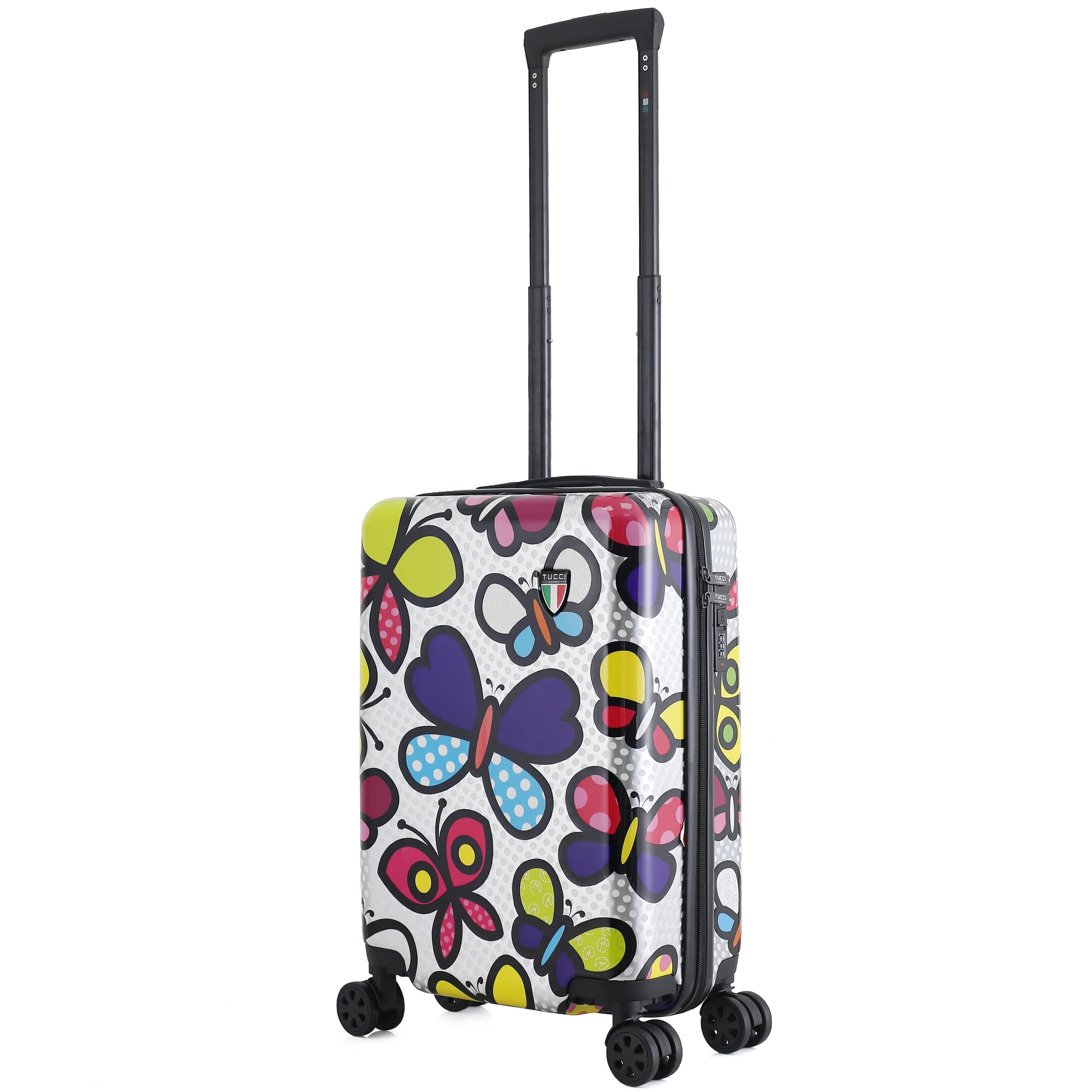 Butterfly TUCCI Suitcase 20" Italy Luggage Pop Pop Art