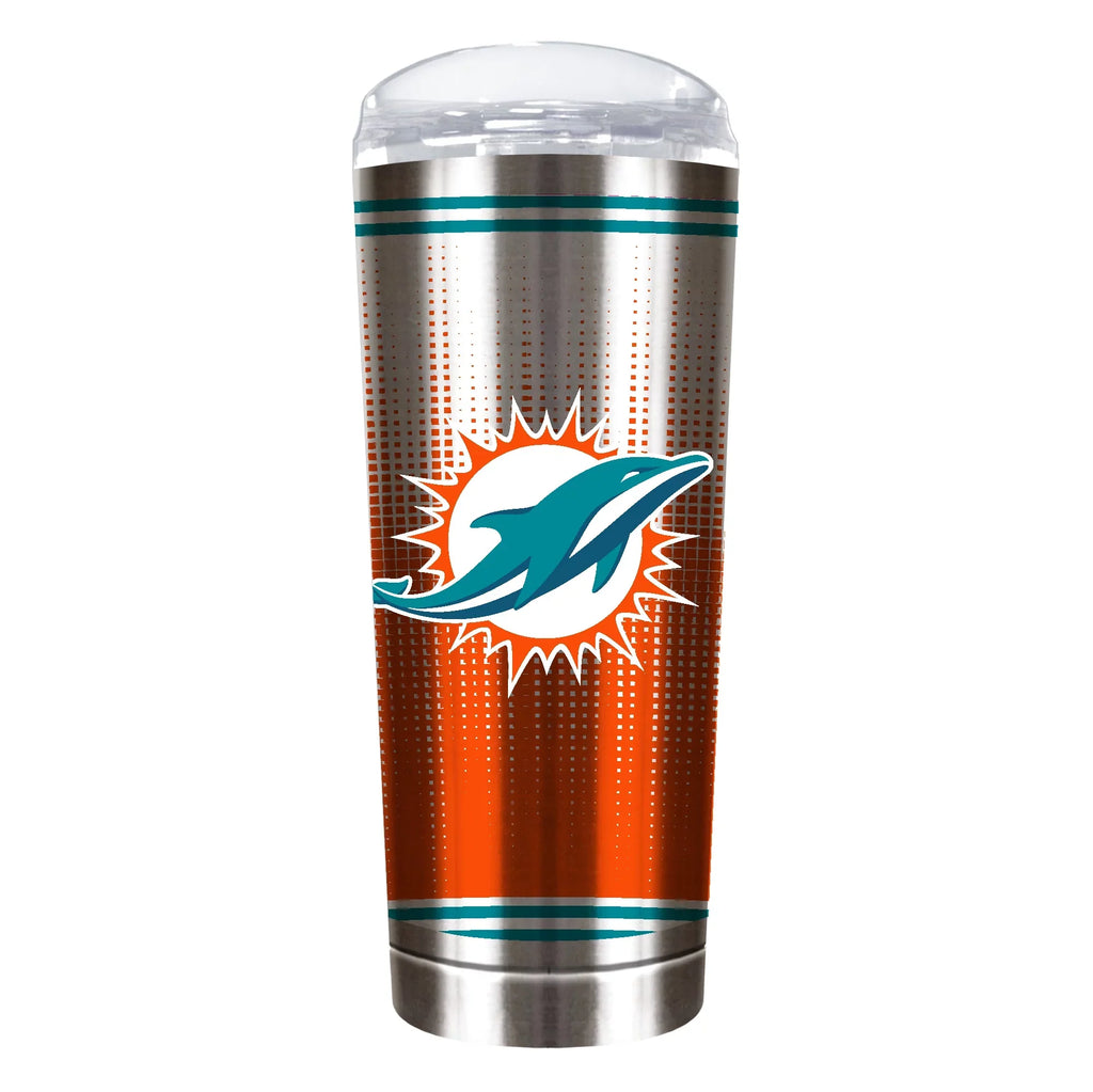 Miami Roadie 18oz. Dolphins Tumbler