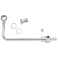 Steel 3/8 Kit Barb Chrome with 8126 Fuel Line Fitting Edelbrock