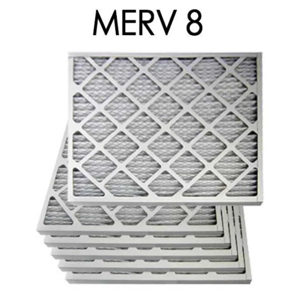 6PK 8 | MERV - Air Filter Pleated 17.5x29.5x.75 18x30x1 Actual Size