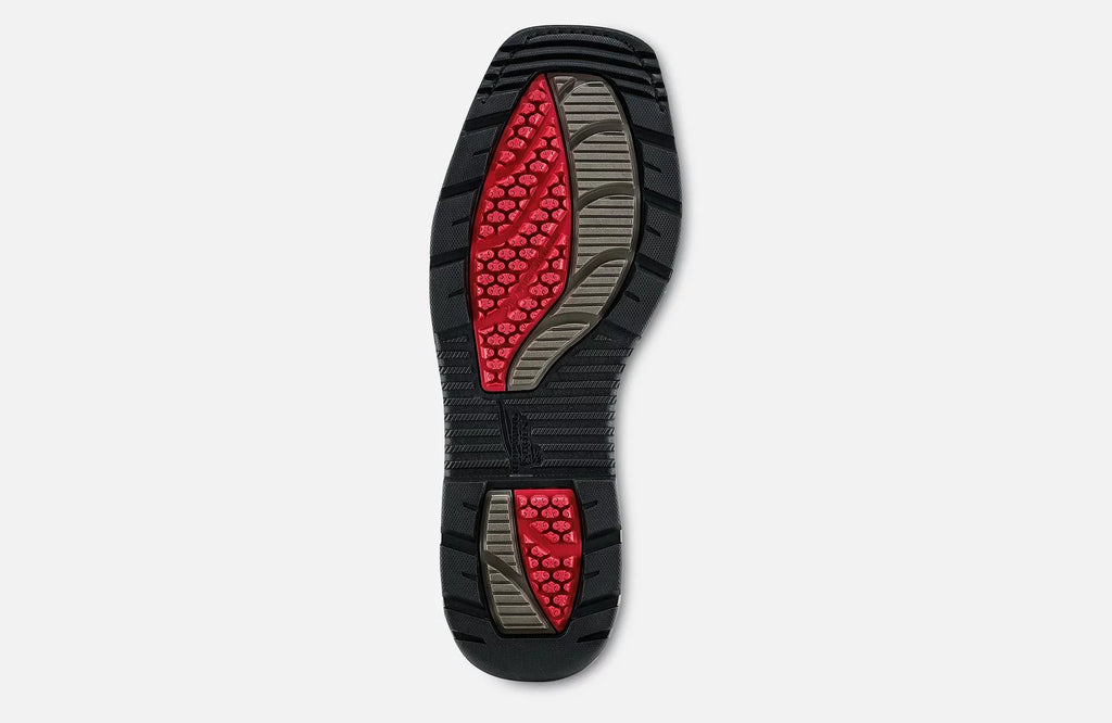 Boot Safety RioFlex Men's Toe Work Pull-on Style Red 11-inch - Waterproof, 2204 Wing