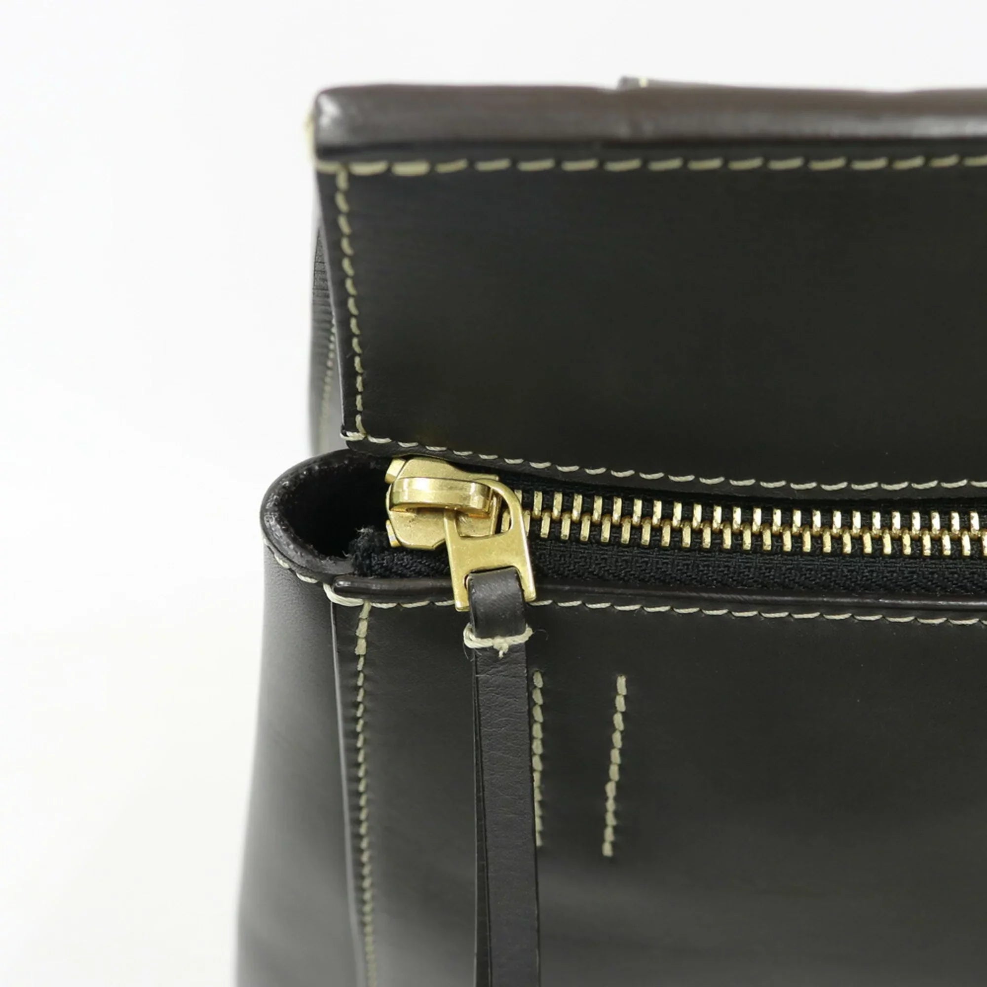 Pre-Owned Ladies Handbag Gray Celine CELINE (Fair) Edge