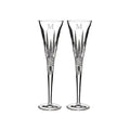 of Block Waterford Set Toasting Letter Monogram Lismore Flutes Diamond 2