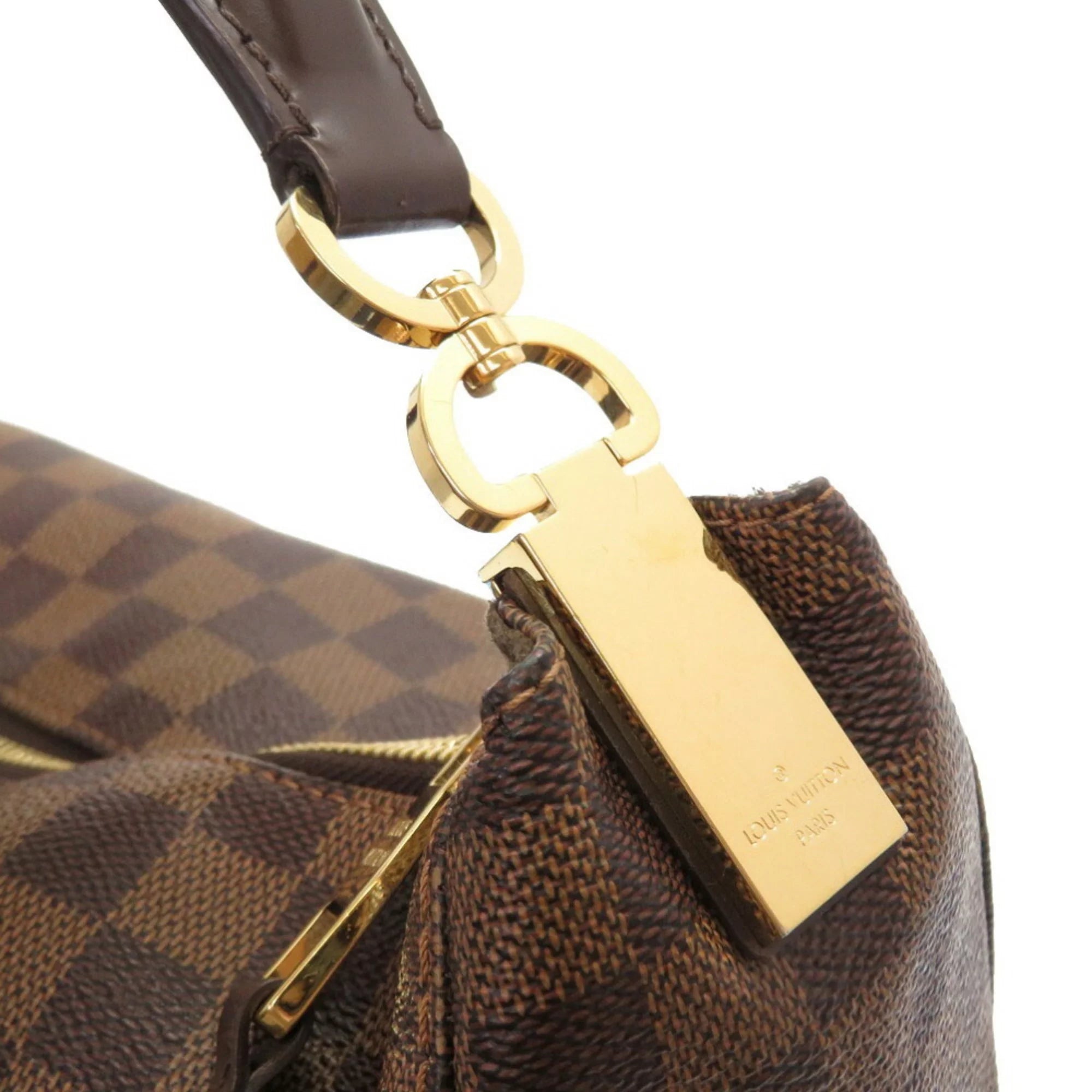 Pre-Owned (Good) PM N41184 Louis VUITTON LOUIS Vuitton Portobello Damier Bag Shoulder