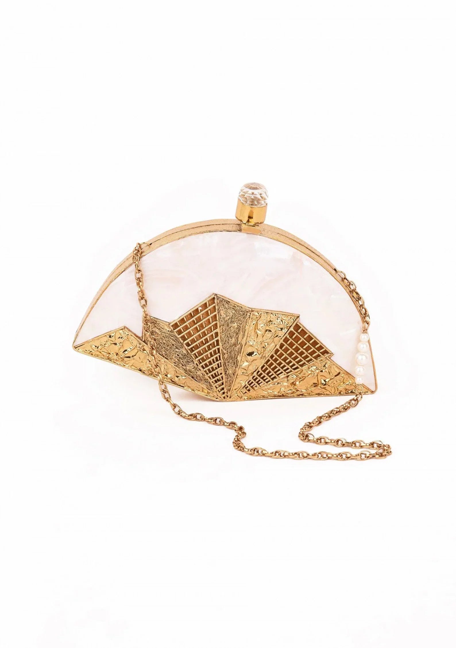 Handcrafted India inlaid Designer Craft bag Different Handbag original/natural Clutch Wedding Women for Gold Seashell