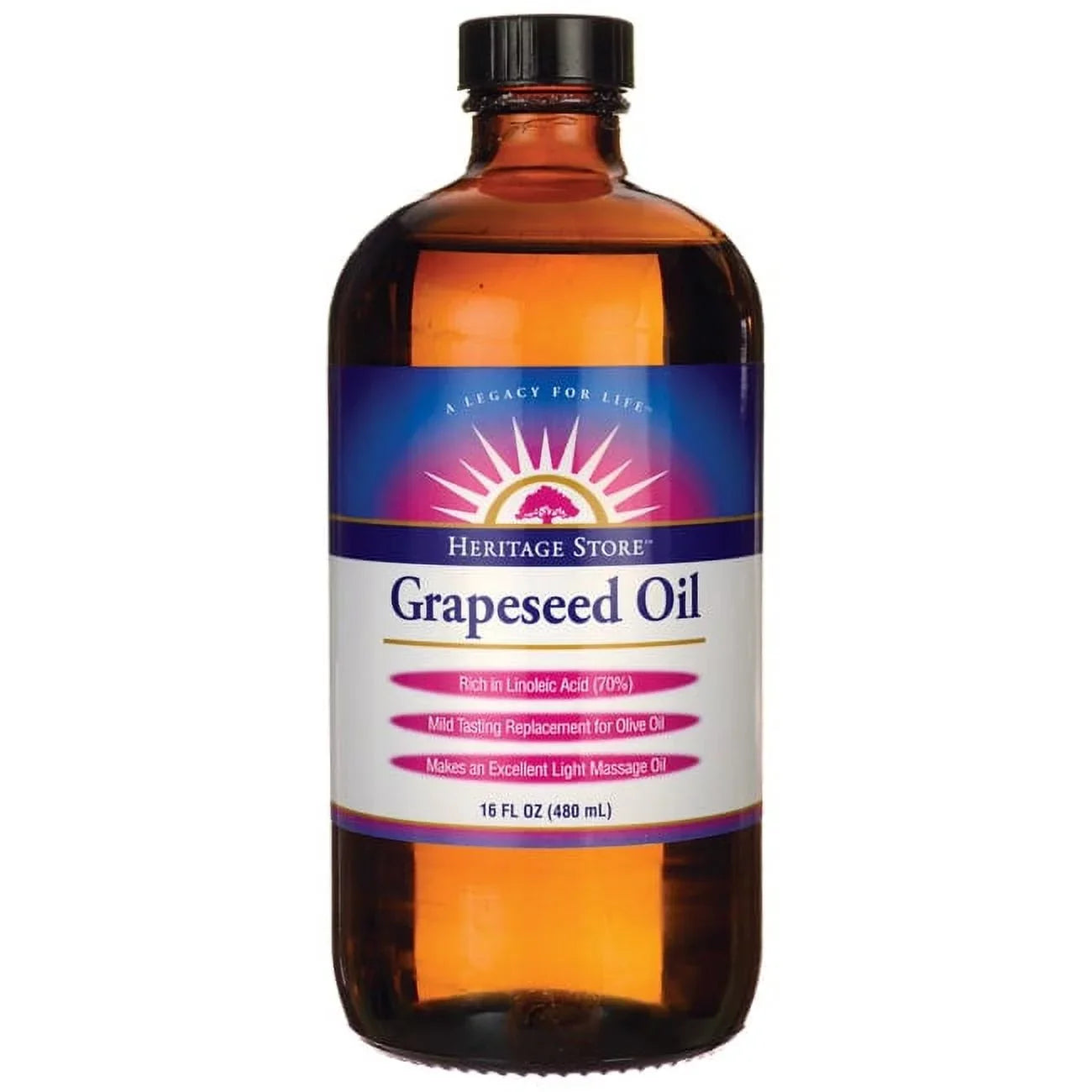 Heritage Oil 16 Liq Store fl oz Grapeseed