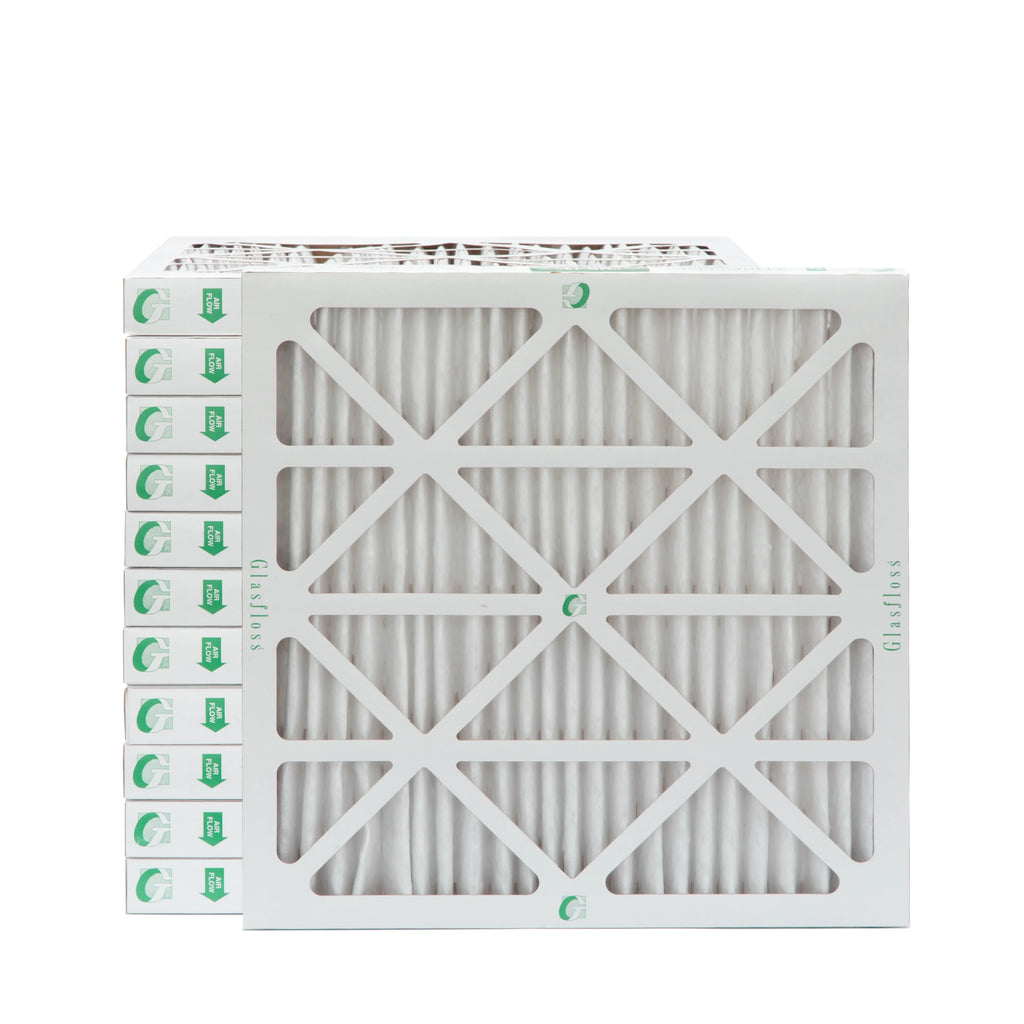 1-3/4 Glasfloss. Actual x Filters 24x24x2 10 23-3/8 Pleated Inch Size: Air 12 Pack of by MERV 2" 23-3/8 x