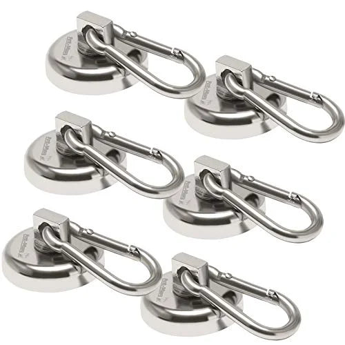 Magnetic Purse Office with Hookfor Warehouse - Kitchen Pac Snap Mag Magnet Factory Carabiner Heavy Hanging Swivel Indoor/Outdoor (6 Grill Ant Duty Hooks Carabiner Carabiner Neodymium bagnet 80LBS