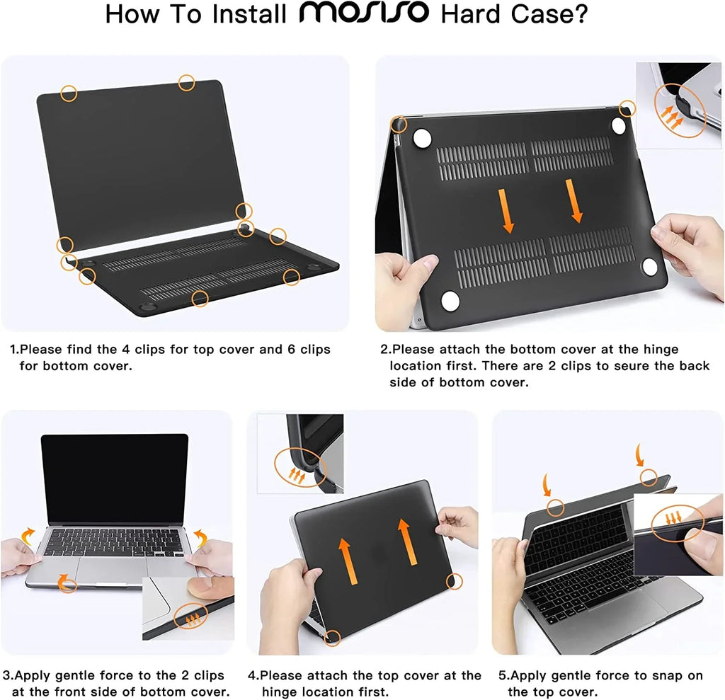 13.6 Release Air Shell inch with MacBook Hard A2681 M2 Compatible Case 2023 Touch Chip ID, 2022