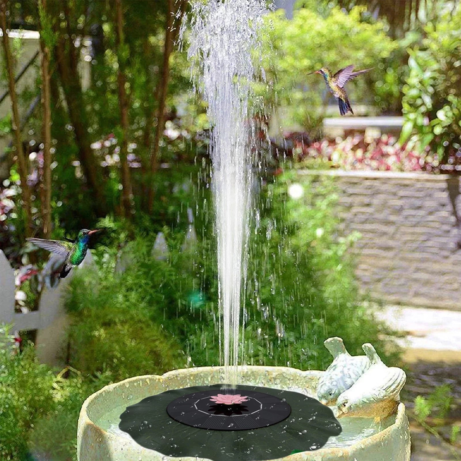 Motion Imitation Solar Fountains Controlled Pond Garden Flower Pool For Sun Swimming Sprinkler