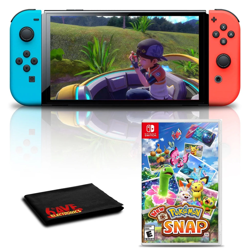 Game with Pokemon Switch Blue/Red Snap Neon OLED Nintendo