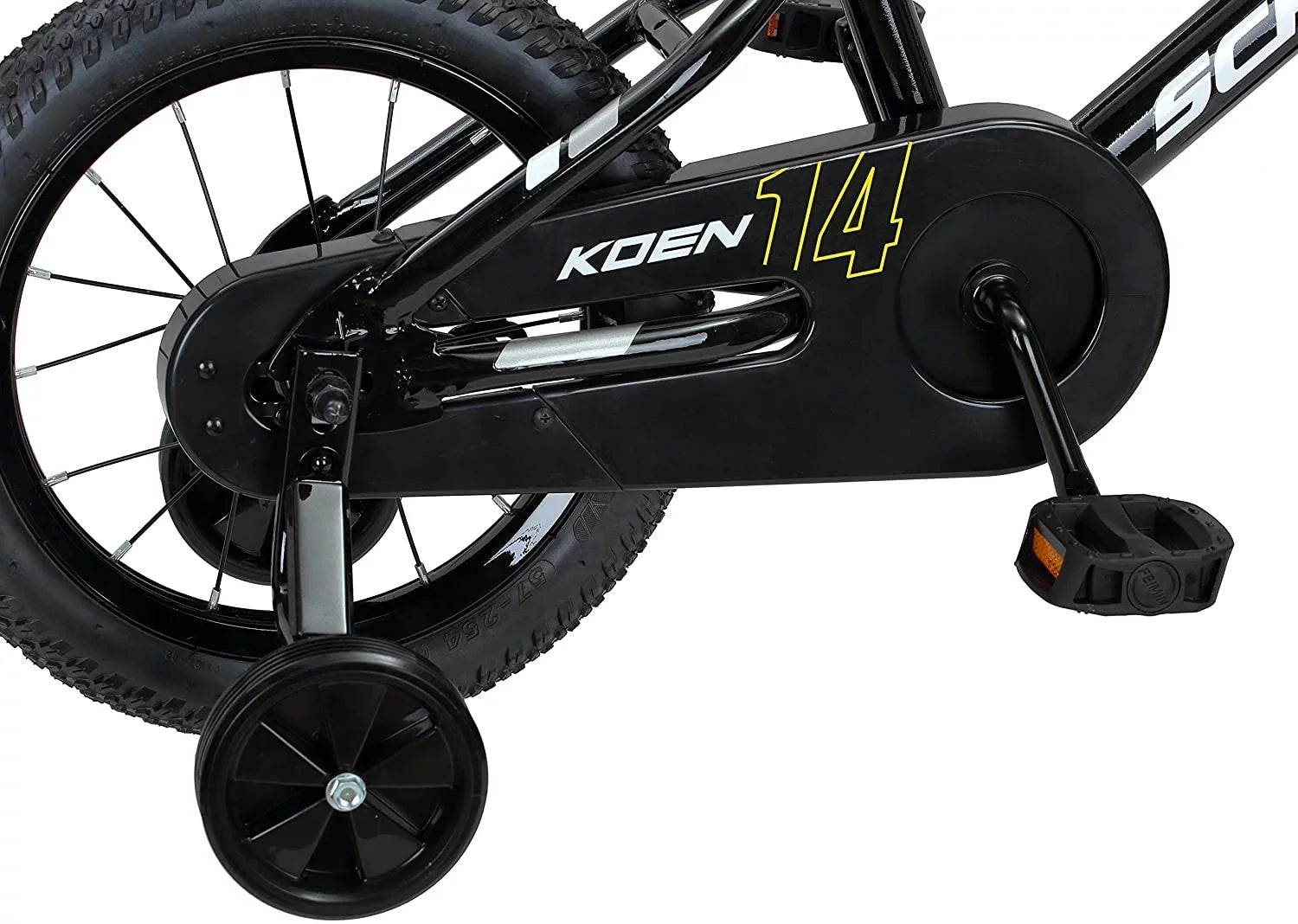 Black, Wheels, Bike 2 Toddlers Up, and Kids, for and for Boys Schwinn Seat Training Ages Adjustable Koen 14 Wheels inch Years