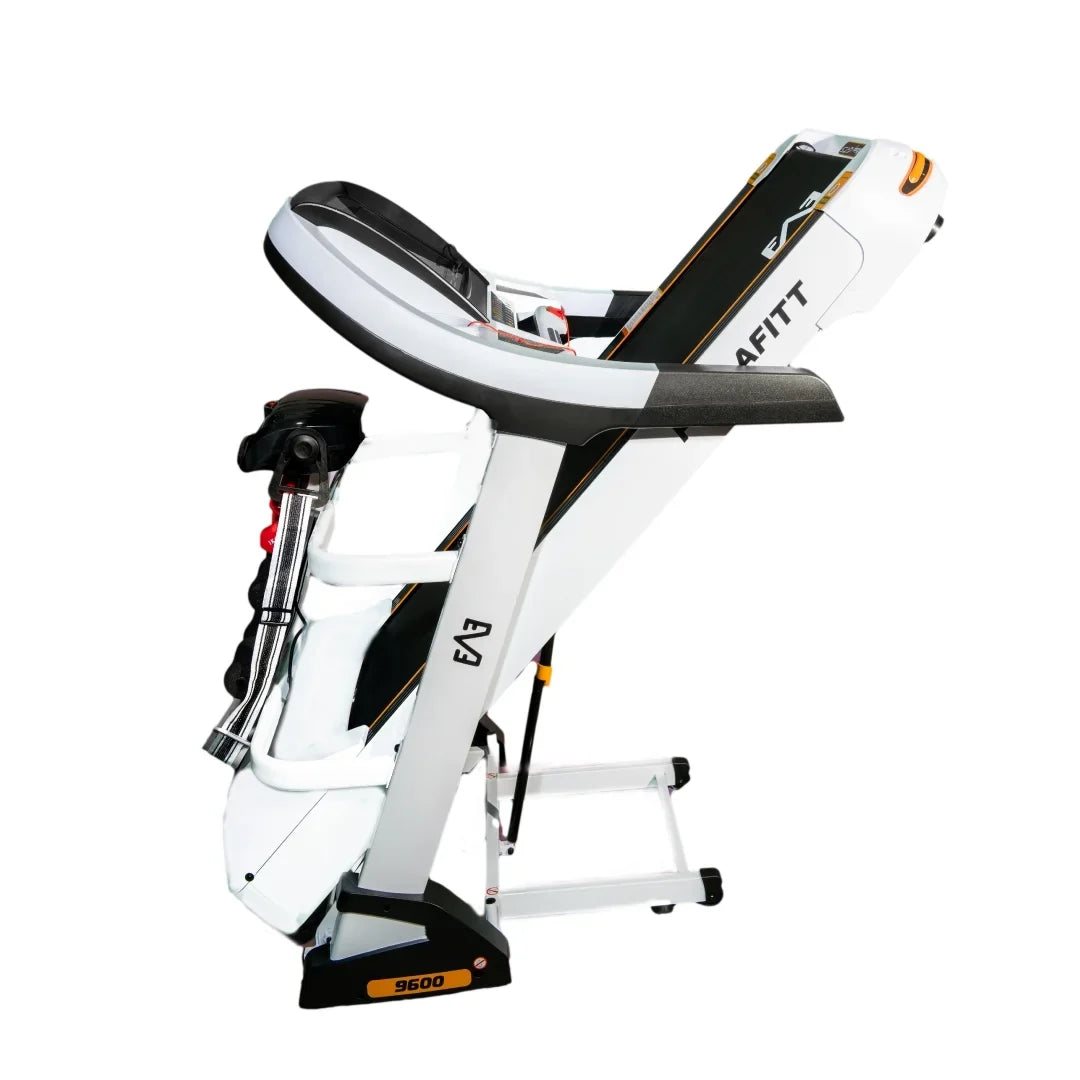 FULLAFITT, Folding Wide Massage Speakers, Preset Belt, 4.5HP, by Bluetooth, Running Programs, Grip, Free Monitor, Treadmill Pressure LED Pulse Best World Board