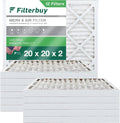 MERV Furnace 20x20x2 8 (12-Pack) Filterbuy Air Filters Pleated AC HVAC