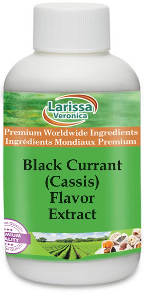 1-Pack, Black oz, (Black Zin: Larissa 527415) Veronica Currant Currant Flavor (Cassis), (Cassis) 8 Extract,