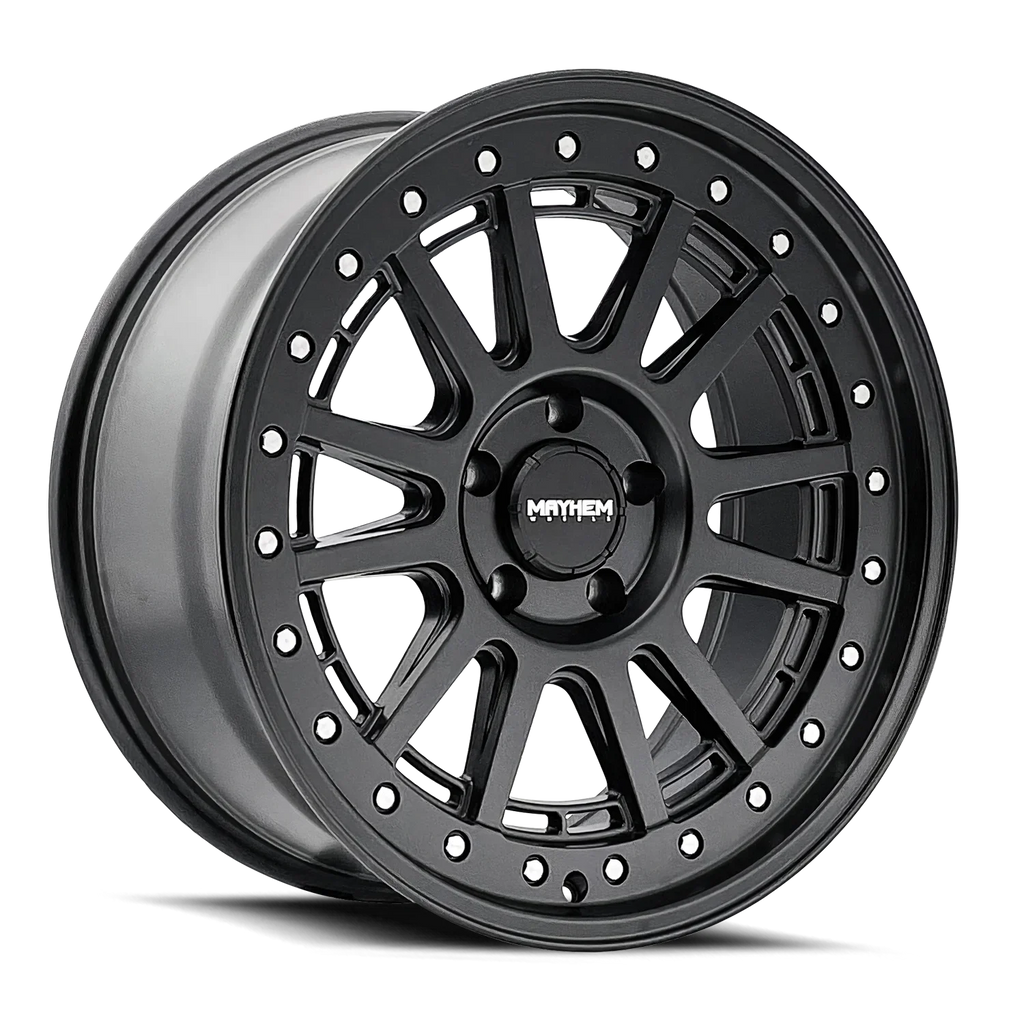 Compass 20x9 Matte Mayhem (0mm) 6x5.5 8305 Black Wheel