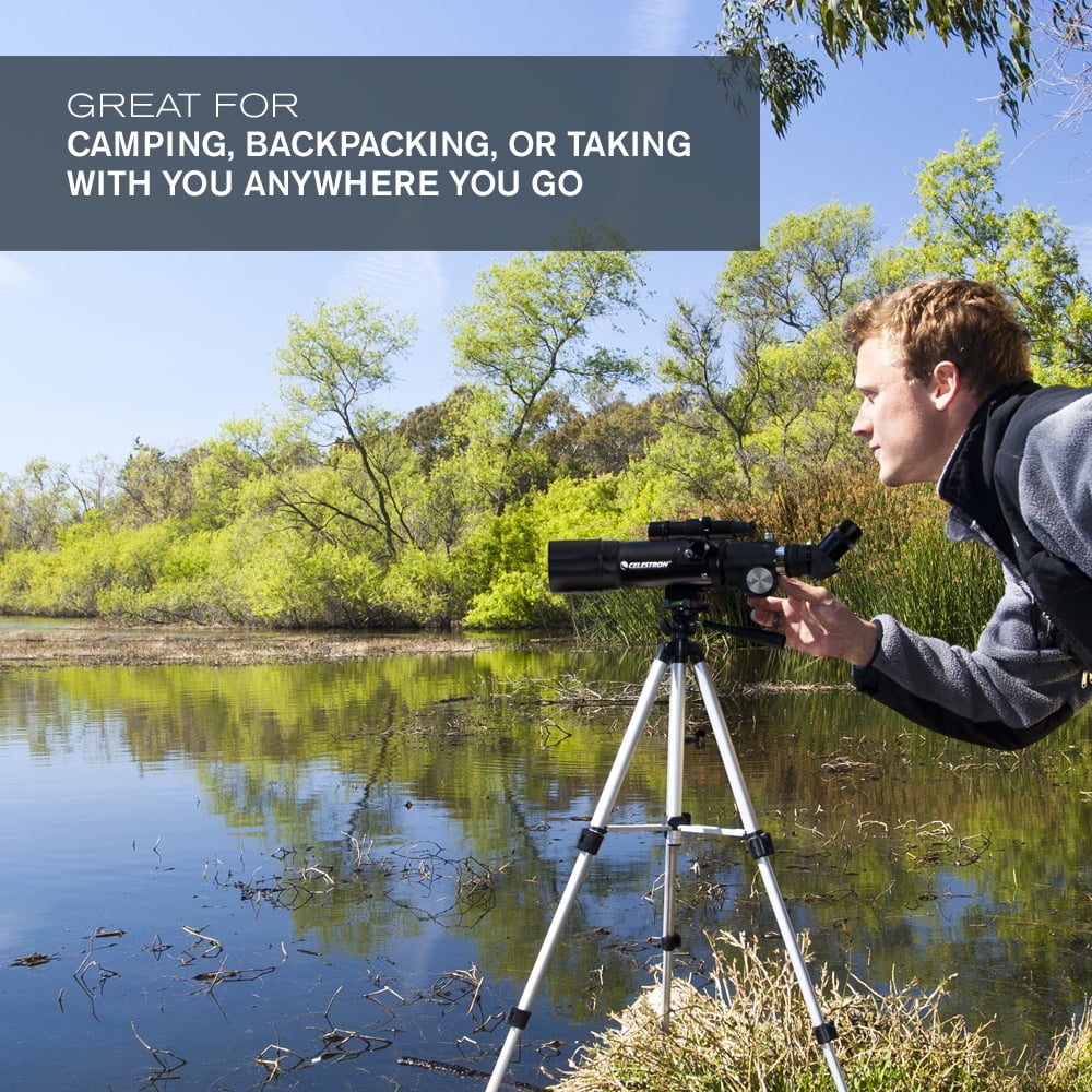 Scope with Celestron and Backpack 60 Portable Travel Telescope Tripod