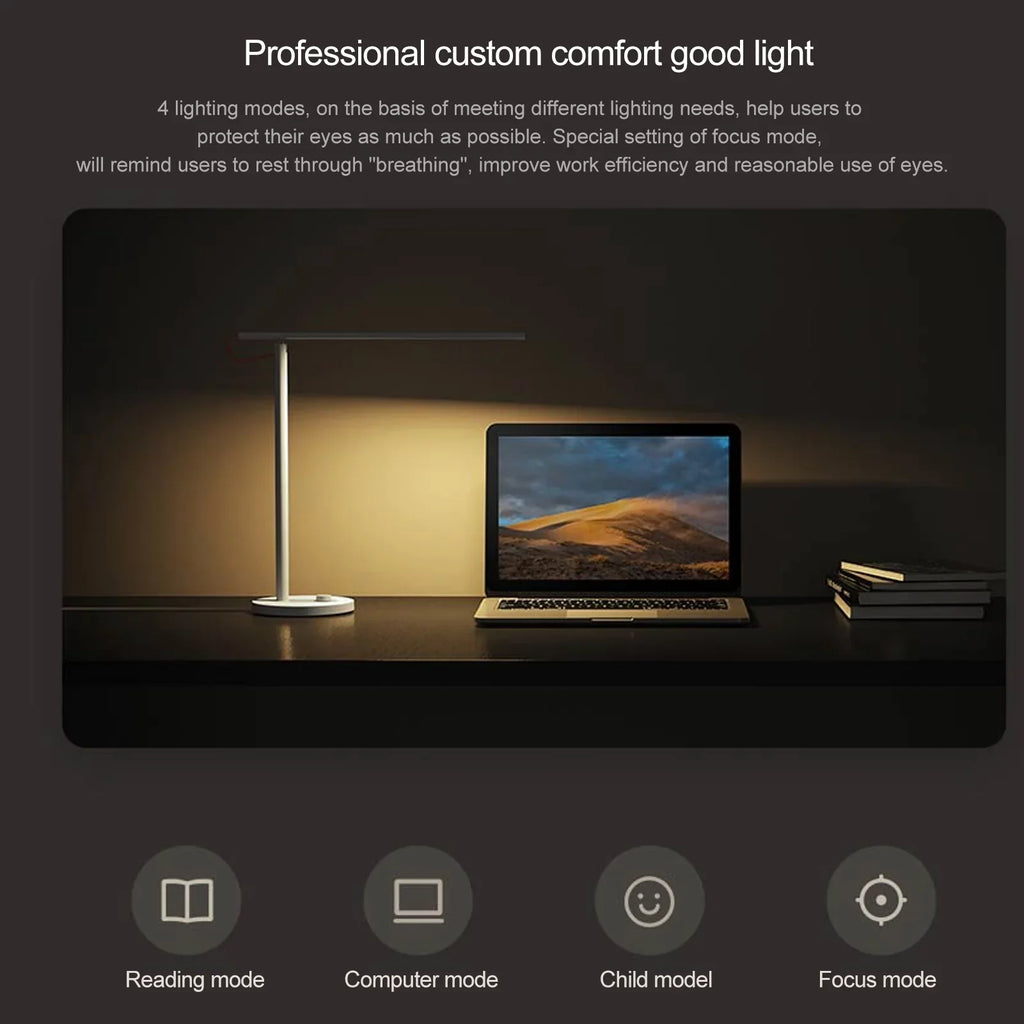Desk Ra>95 Mode,Flicker-Free App Carevas Support Mobile Remote Control Control 4 Dimmable Smart Phone Lamps Desklight Table