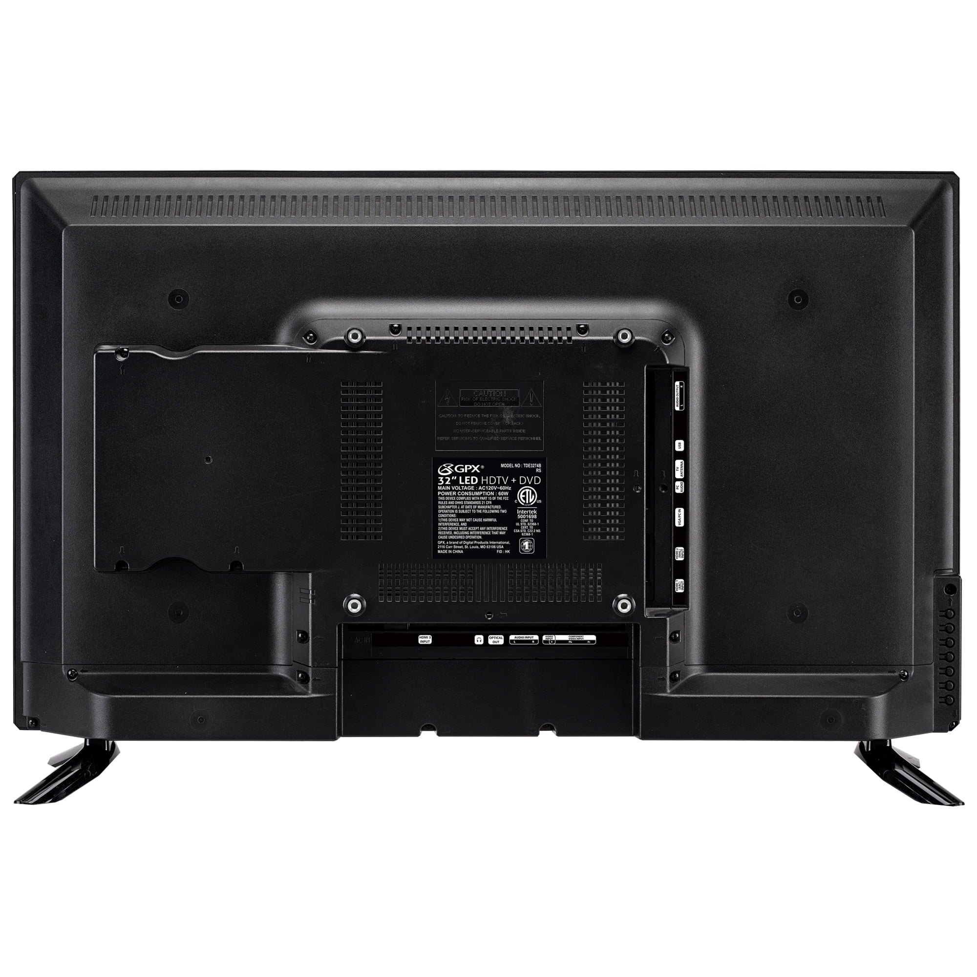 and TV Combo, DVD HD 32" Player GPX LED TDE3274B