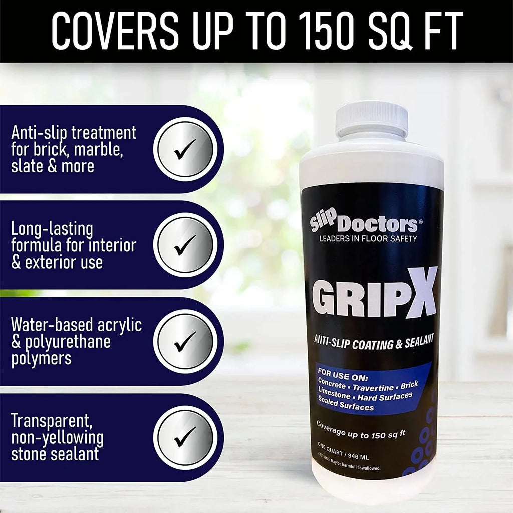 Non-Slip Outdoor Concrete Tiles, Indoor Coating GripX and for and Sealant