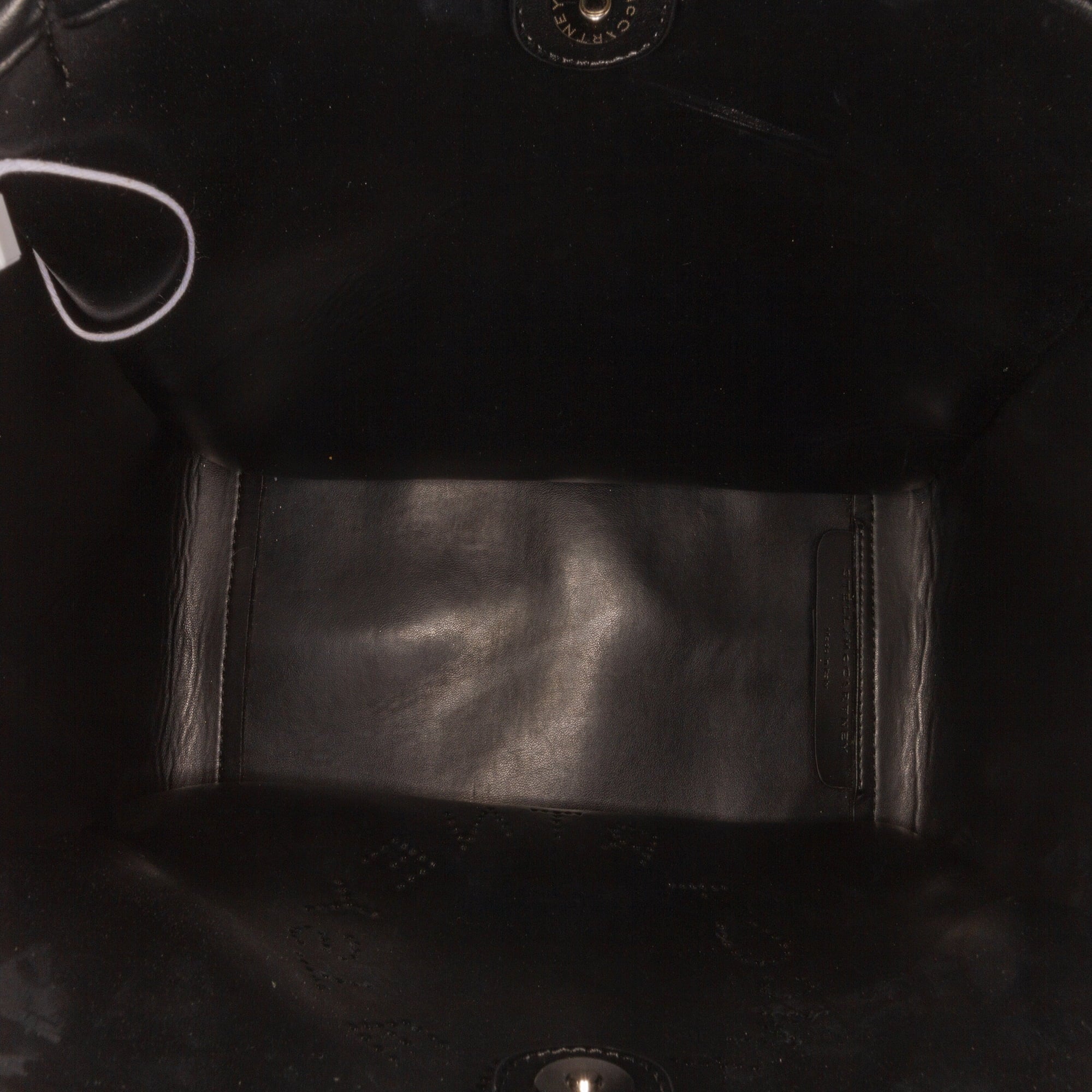 Brown Unisex Authenticated Satchel Logo Canvas (Good) Stella Animal McCartney Fabric Pre-Owned Print
