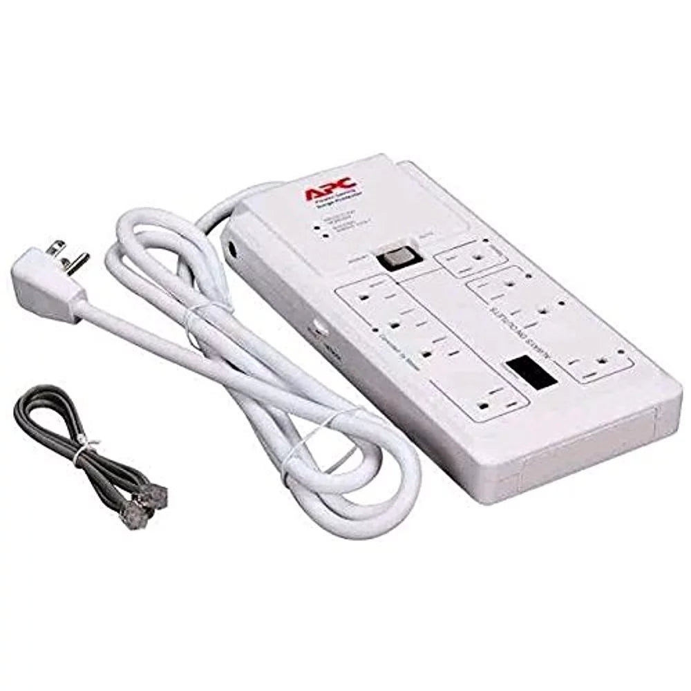 Protector Cord, SurgeArrest ft Joules, 2030 White 6 Outlets, Home/Office 8
