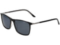 Sunglasses , Frame, JG37203 Jaguar Polarized Black-Silver 37203 56-17-145, Lens,