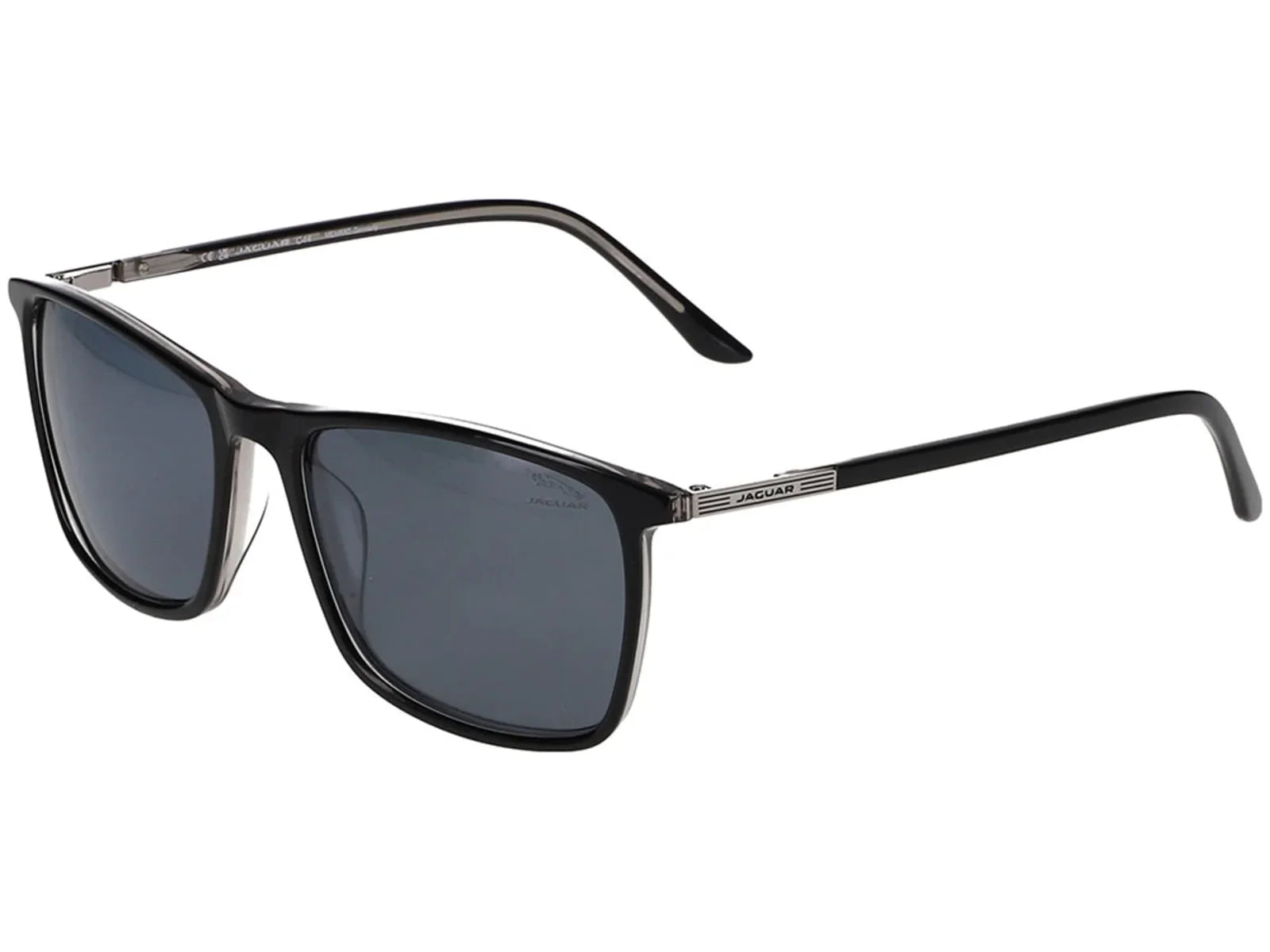 Sunglasses , Frame, JG37203 Jaguar Polarized Black-Silver 37203 56-17-145, Lens,