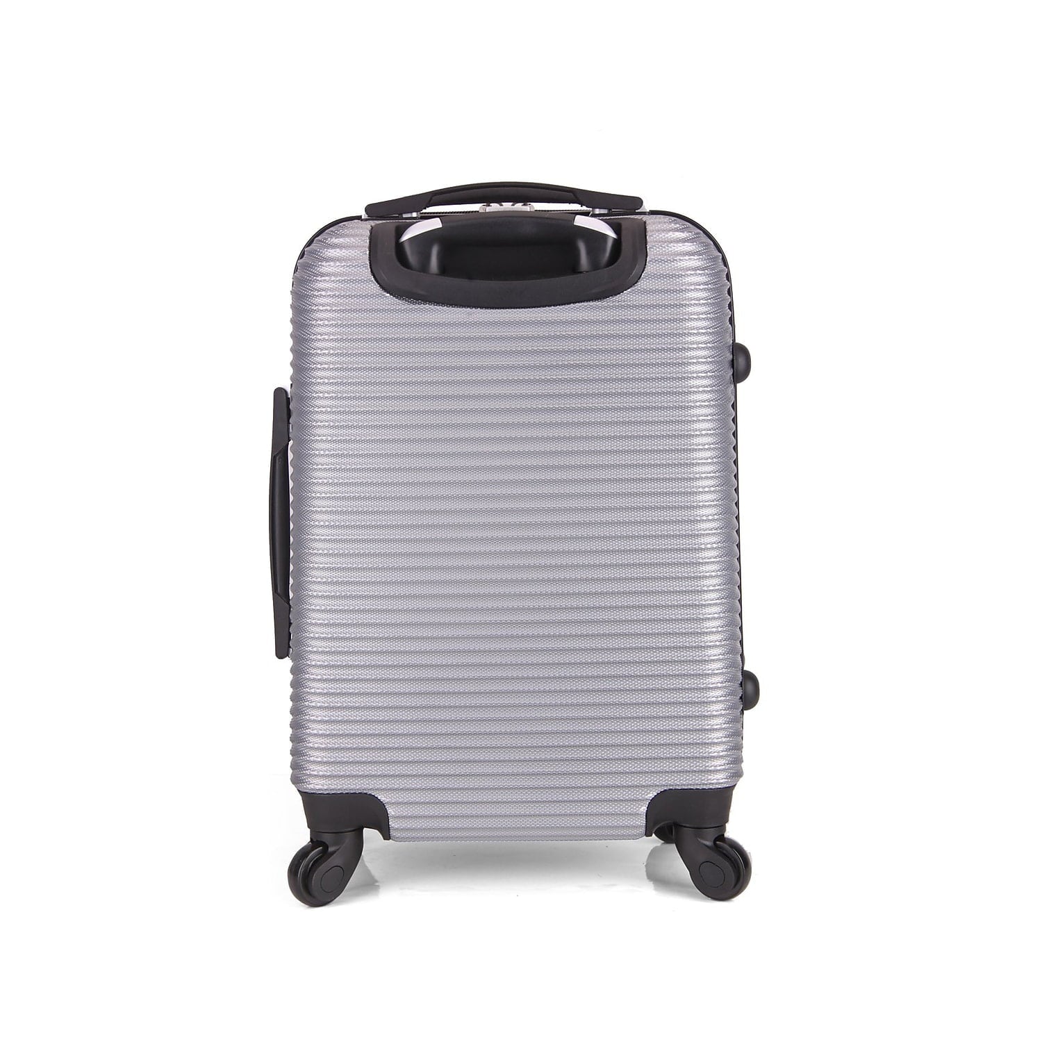 InUSA (IUROY00S-SIL) Plastic Silver Luggage Carry-On Royal