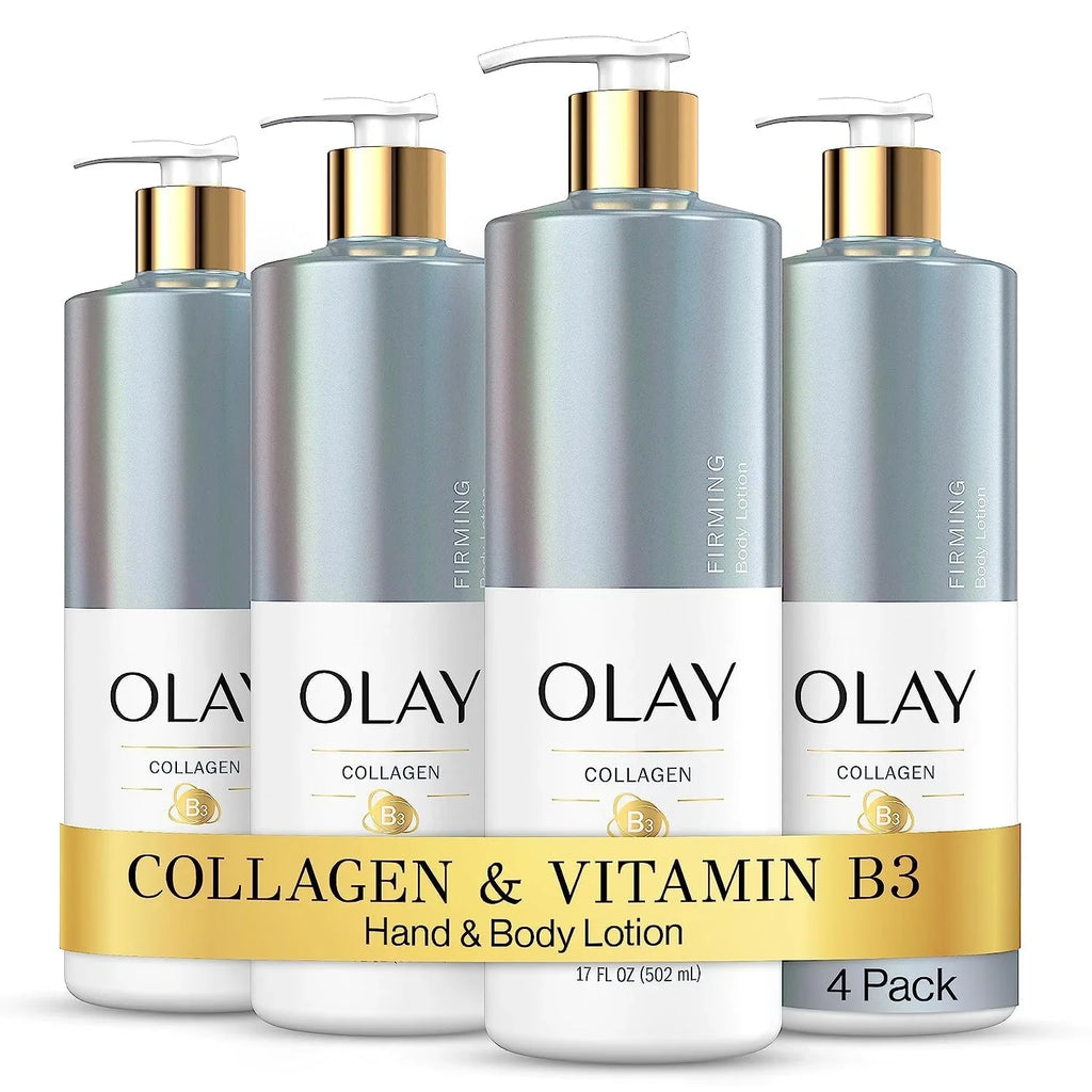 Olay (Pack 17 With Body Pump, Of Fl 4) Collagen, Hydrating Oz Lotion Firming &