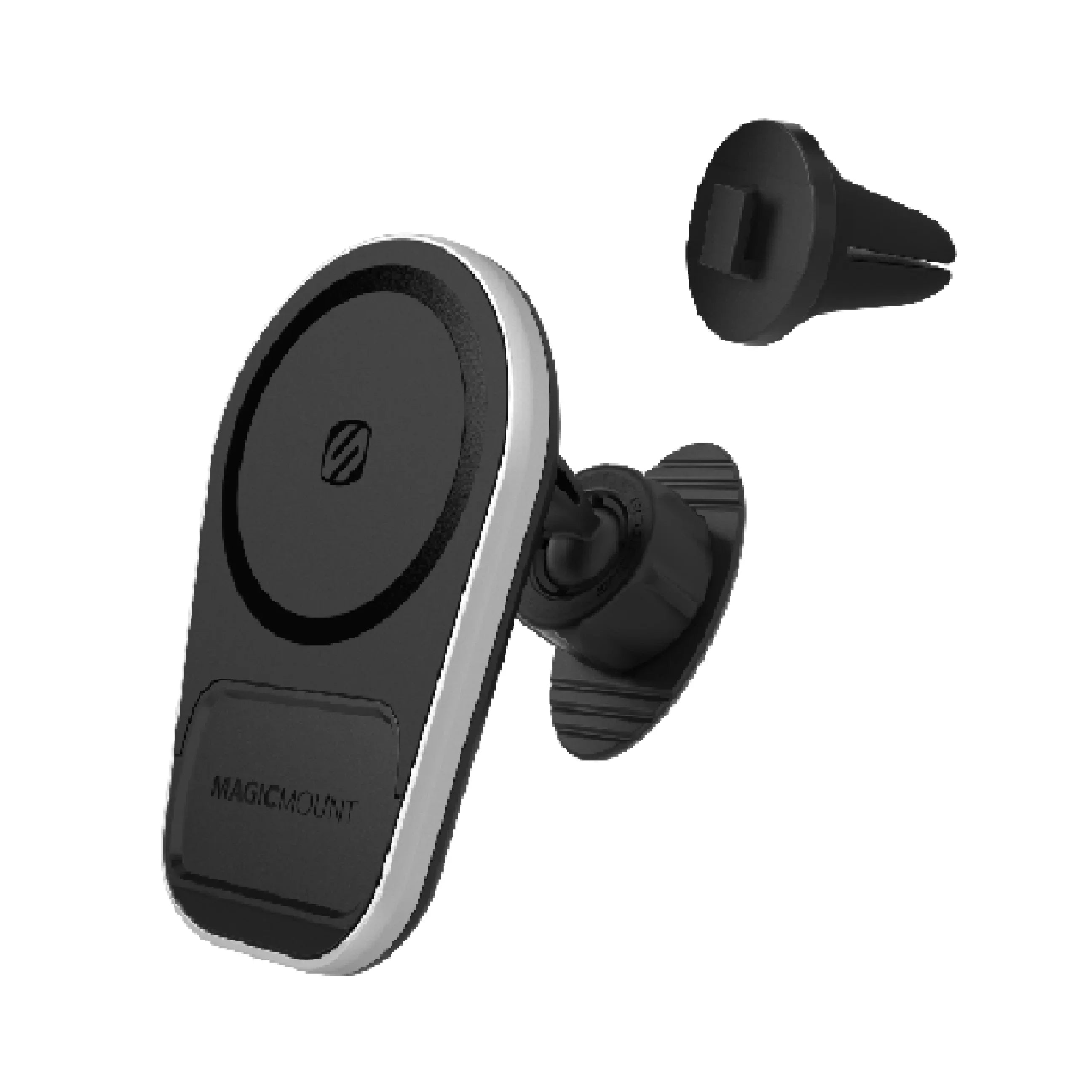 Dash/Vent Galaxy iPhone, Compatible Mount W/ Charging Scosche Magnetic Wireless MagSafe MPQ5DV-SP1