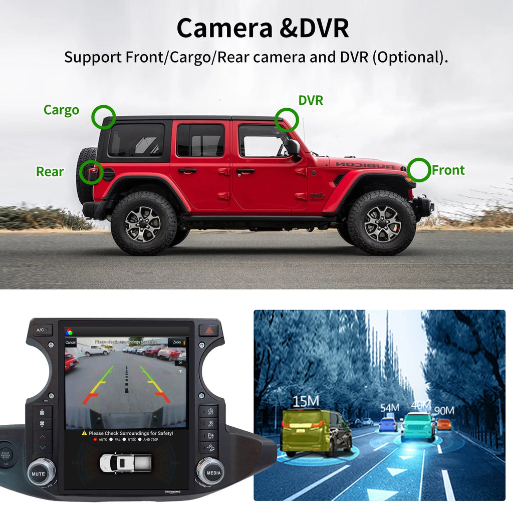 Stereo Gen5 for Radio T-style Car Apple 4G+64G Android SirusXm inch Linkswell Carplay GPS Car Auto 12.1 Gladiator 2018-2021 Replacement Touch Wrangler radio Truck Screen Jeep Navigator